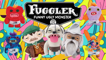 Fuggler Funny Ugly Monster toys with colorful background