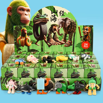 Italian Brainrot Blind Box Figures Tralalero Tralala or Tung Tung Tung Sahur - 24 Pack