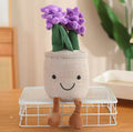 Plush Hyacinth Flowers Stuffed Toy Purple