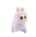 Labubu Electric Dog – Singing Plush Toy with Glowing Face & Wagging Tail (16cm) Purple 17cm