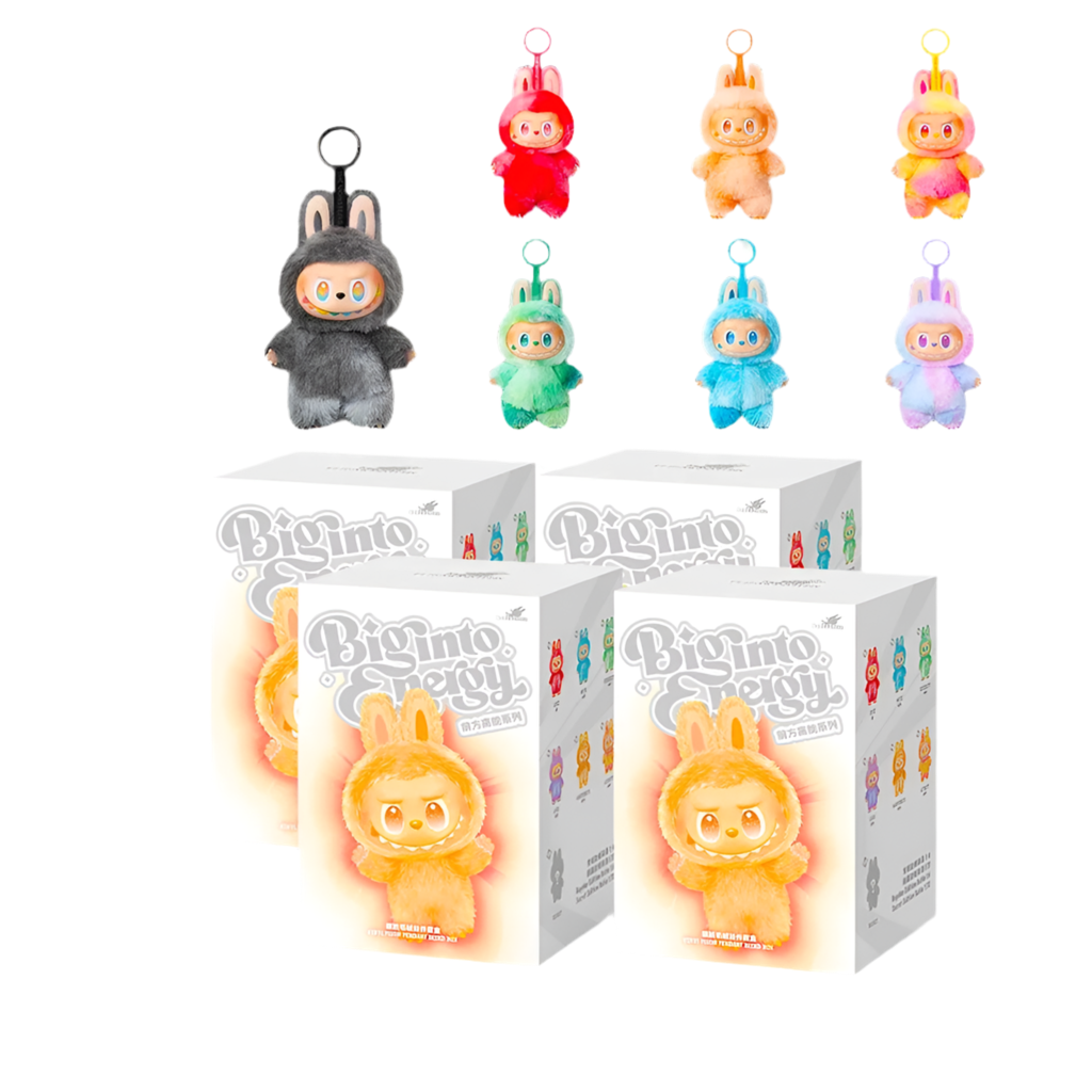 POP MART Labubu The Monsters Coca-Cola, Exciting Macaron, Have A Seat, Series Blind Box Big Into Energy 4Pcs