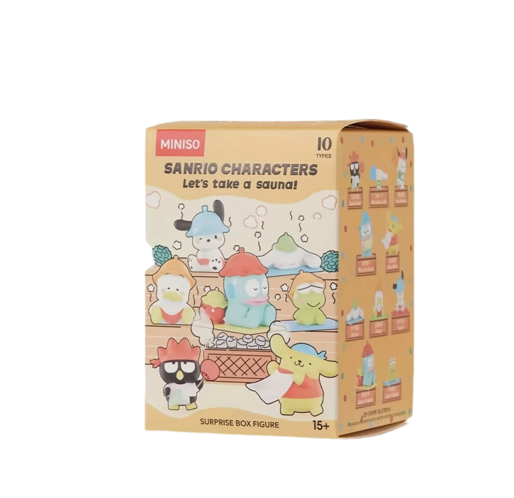 MINISO Sanrio Characters "Let's Take a Sauna!" Surprise Blind Box Figure