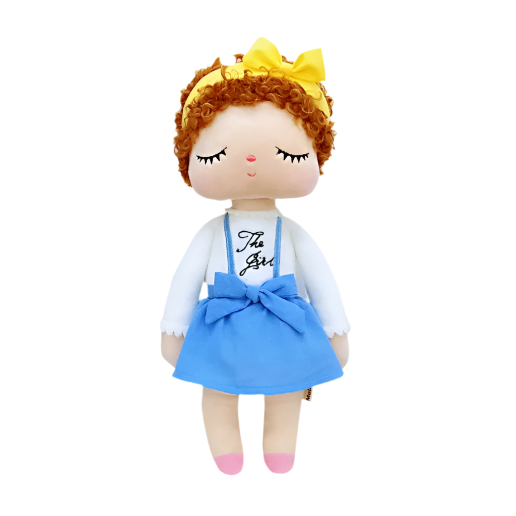 Metoo Plush Doll Stuffed Toy - 34cm Blue