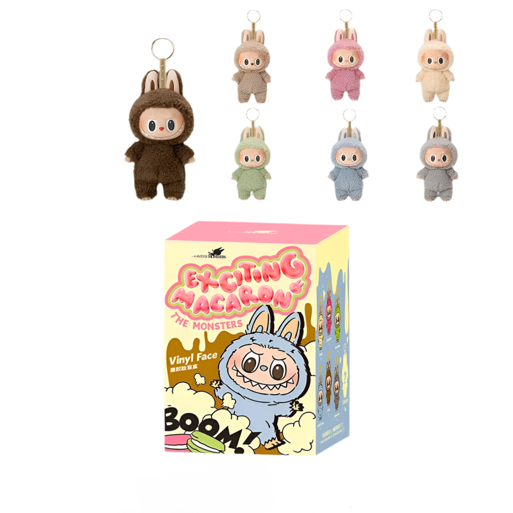 POP MART Labubu The Monsters Coca-Cola, Exciting Macaron, Have A Seat, Series Blind Box Exciting Macaron 1Pcs