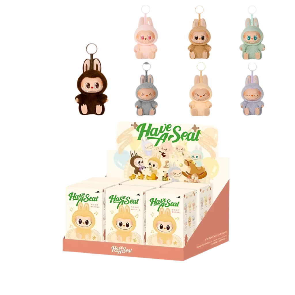 POP MART Labubu The Monsters Coca-Cola, Exciting Macaron, Have A Seat, Series Blind Box Have A Seat 6pcs