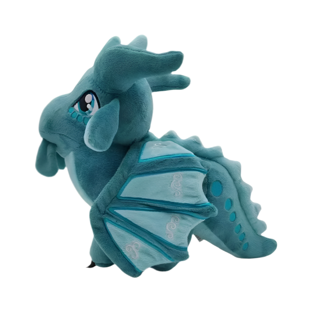 Wings of Fire Plush Toys Dragon Soft Stuffed Animal Doll Cute Companion Special Gift for Kids Boys and Girls or Room Decoration Gray