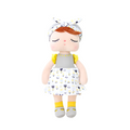 Metoo Plush Doll Stuffed Toy - 34cm Burgundy