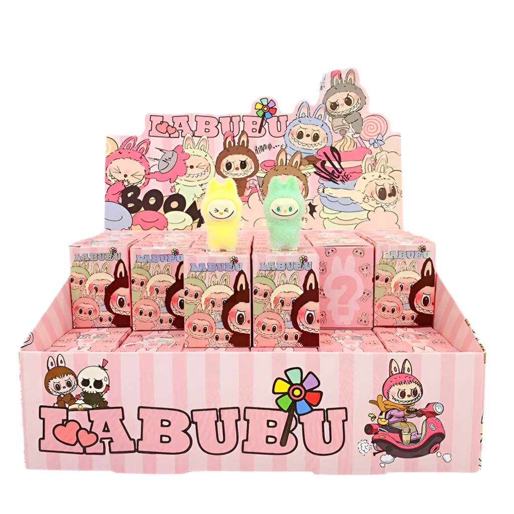 Labubu Keychain Pendant Three-Dimensional Pink