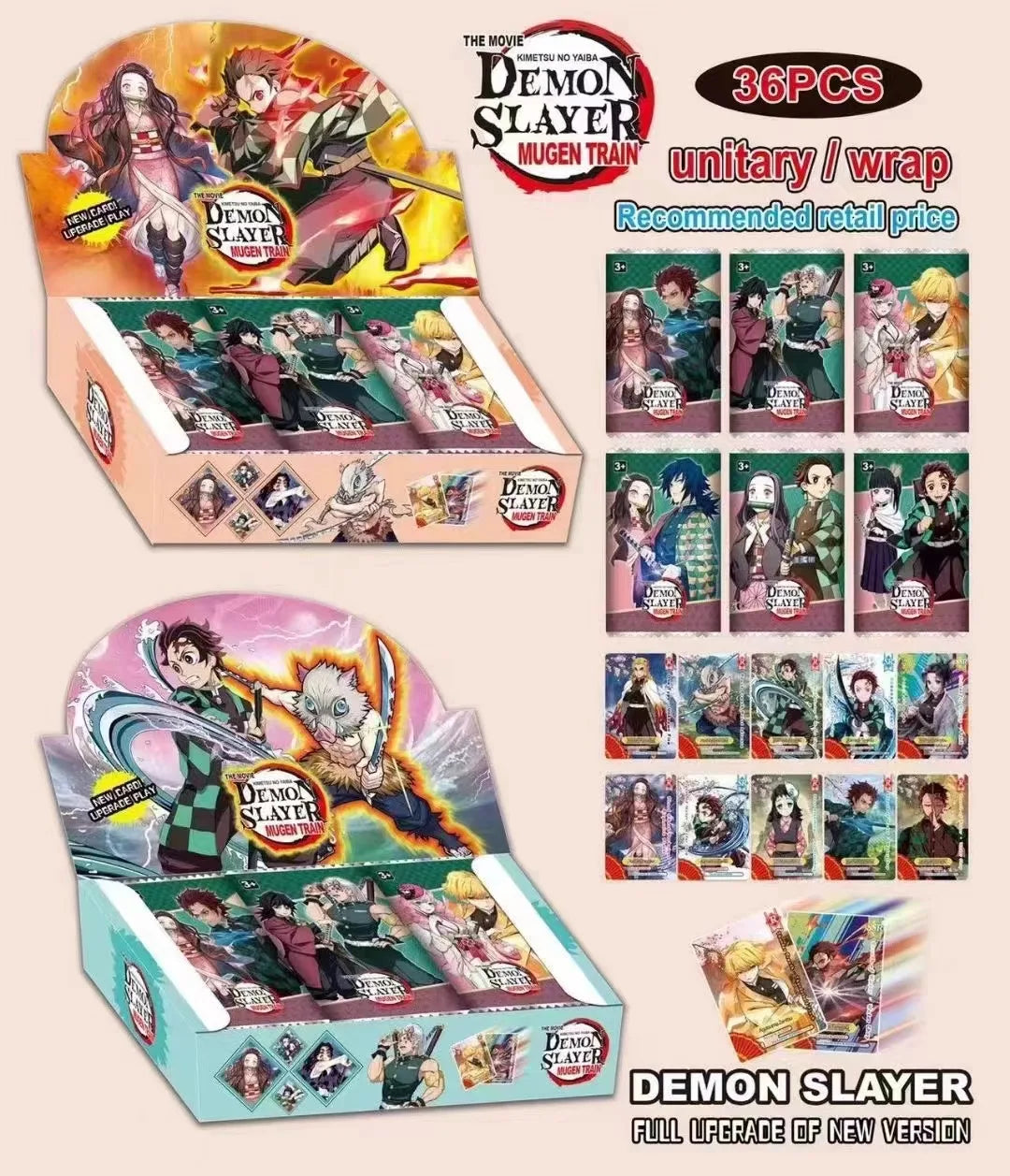 Demon Slayer: Kimetsu No Yaiba - Mugen Train Trading Cards