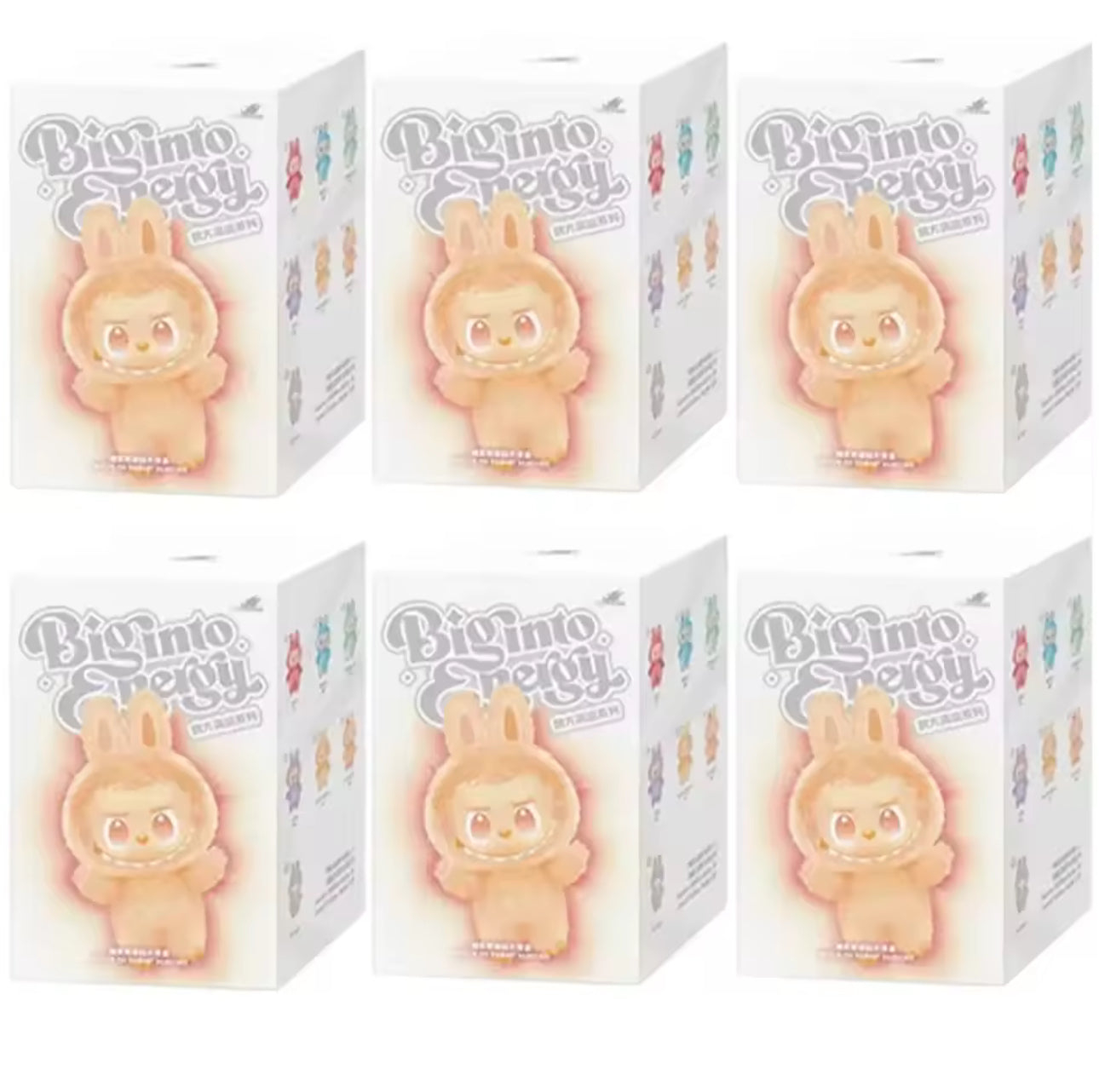 The Monsters Labubu Time to Big Into Energy Vinyl Plush Dolls by Pop Mart Random 6 pc