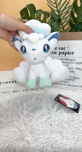 Alola Vulpix Stuffed Plush Toy 9" White