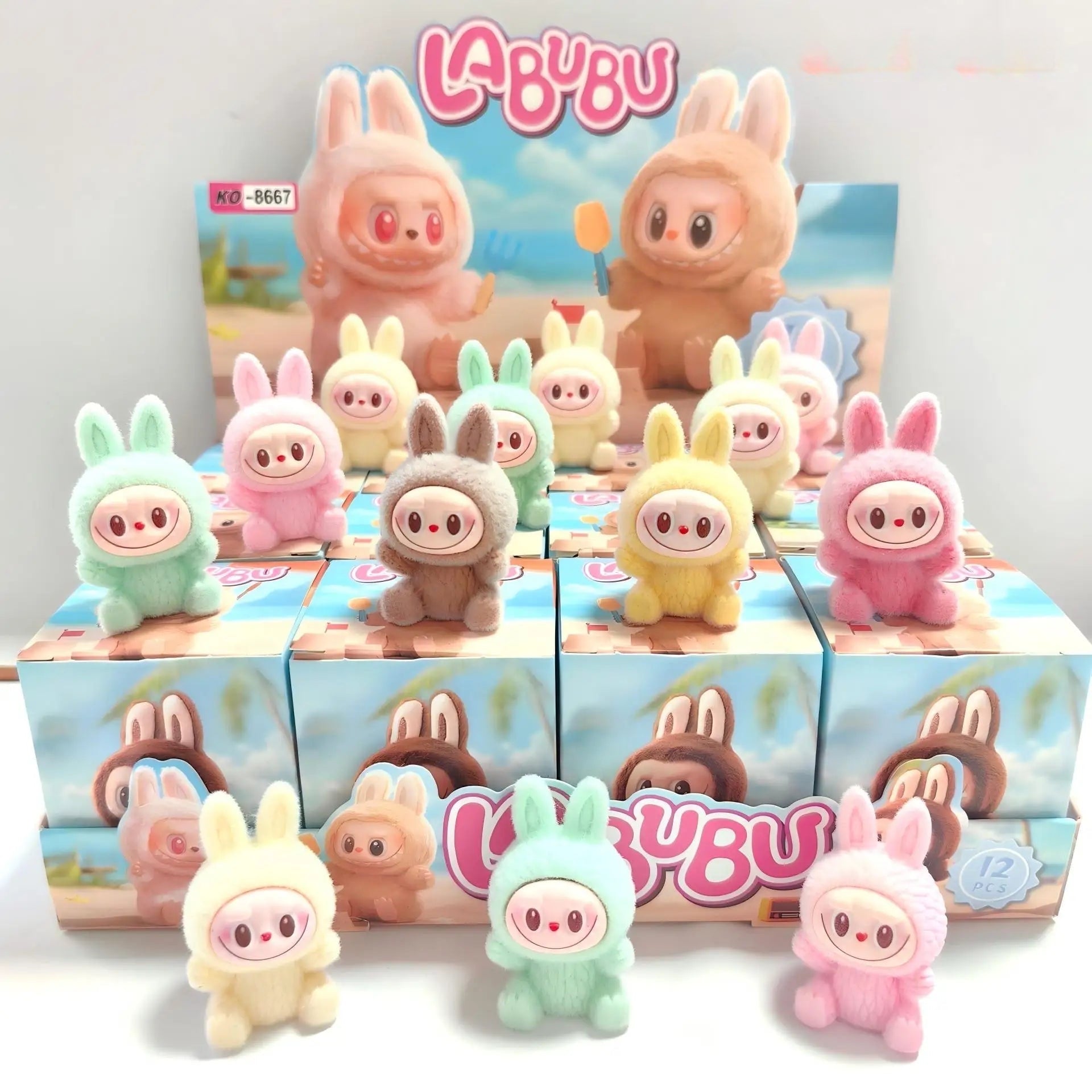 The Monsters Labubu Time to Chill & Lazy Yoga Vinyl Plush Dolls by Pop Mart Time To Chill