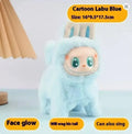 Labubu Electric Dog – Singing Plush Toy with Glowing Face & Wagging Tail (16cm)