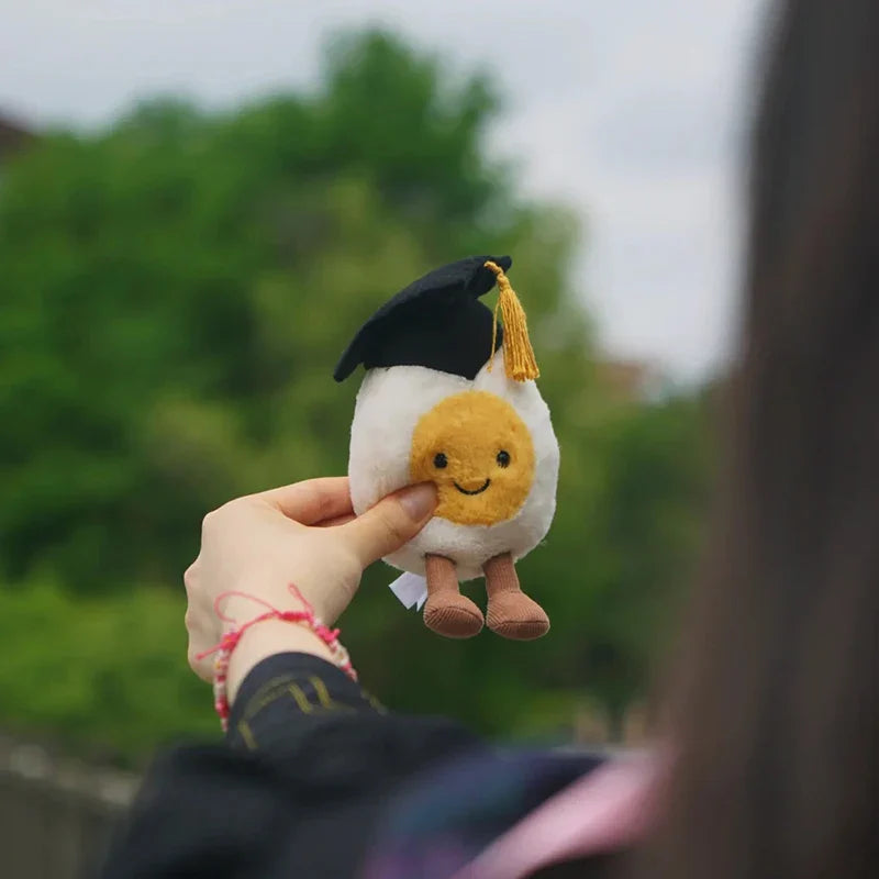 Plush Egg Graduation Stuffed Toy - 14cm