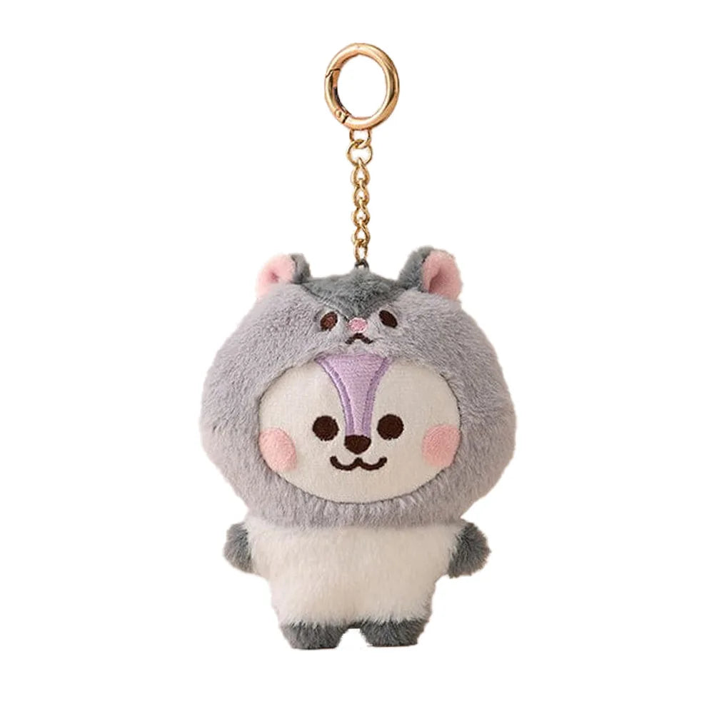 Zoo Series Plush Doll Keychain - 10cm mang
