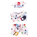 Mini Doll's Accessories Set For Labubu Doll Bed+Quilt+Pillow Pajamas Sleeping Bag Dollhouse Toys XM2227