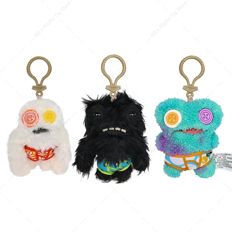 Plush Fuggler Ugly Monsters Teeth Plush Keychain Pendant Toy 3pcs 2