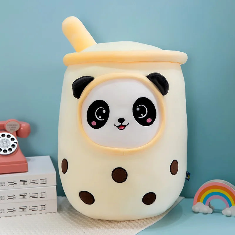 Plush Boba Bubble Tea Stuffed Toy - 25cm J