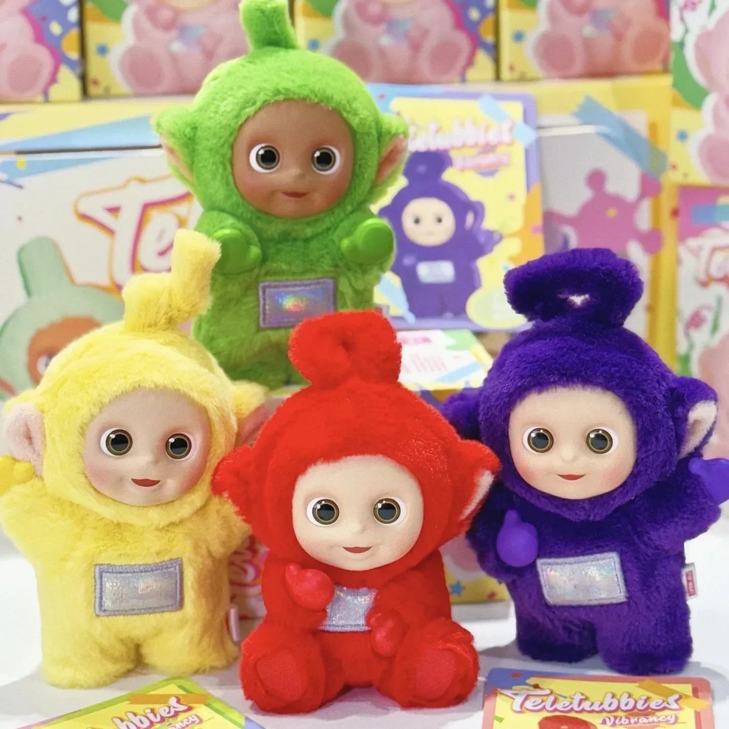 Teletubbies Vibration Series Blind Box Toy Antenna Baby Mystery Box Action Pendant Doll Mistery Box Doll Model Surprise Gift