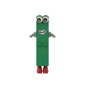 10 in 1 number block figurine Cartoon Anime Number Building Blocks Figures Dolls Toys 6 Small Square People Game Model