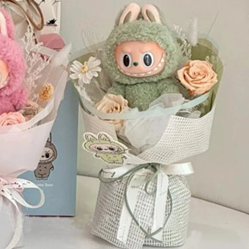 Plush Labubu Doll Flower Gift Bouquet 6