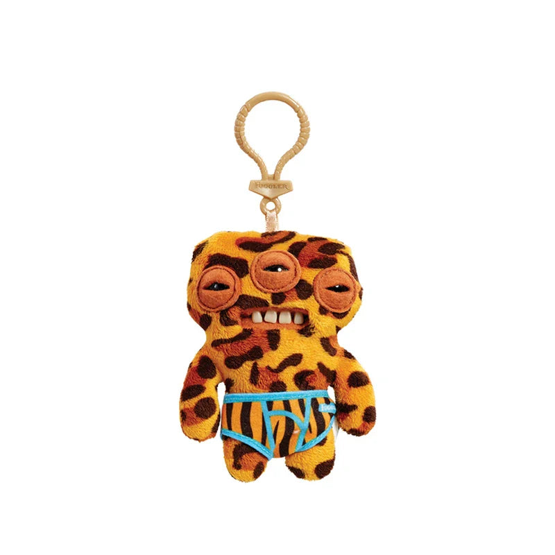 Plush Fuggler Ugly Monsters Teeth Plush Keychain Pendant Toy Annoyed Alien