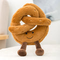 Cute Plush Croissant Toast Bread Stuffed Toy - 16-28cm 20x26cm