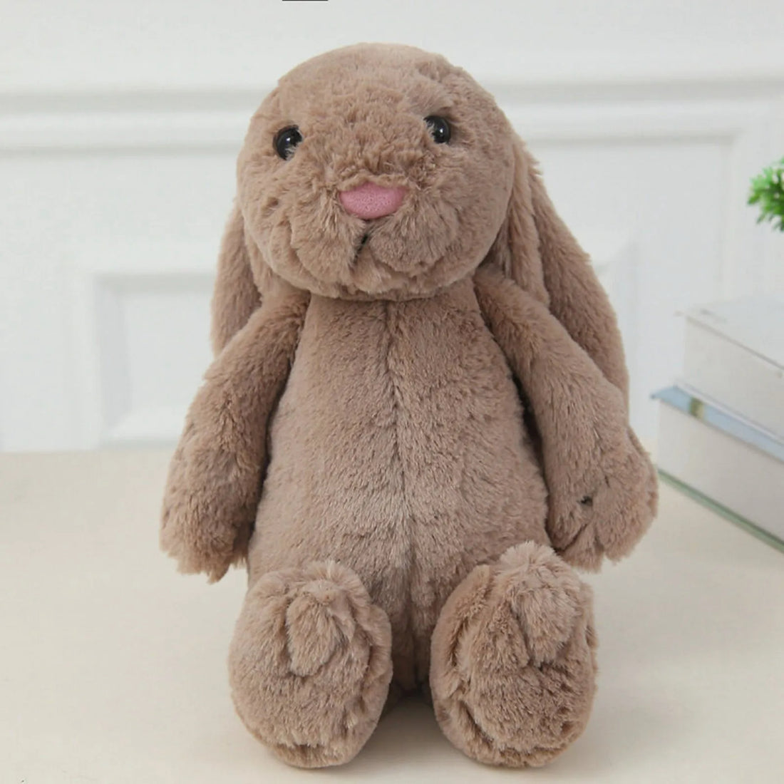 Plush Bashful Bunny Rabbit Stuffed Toy - 25cm Brown