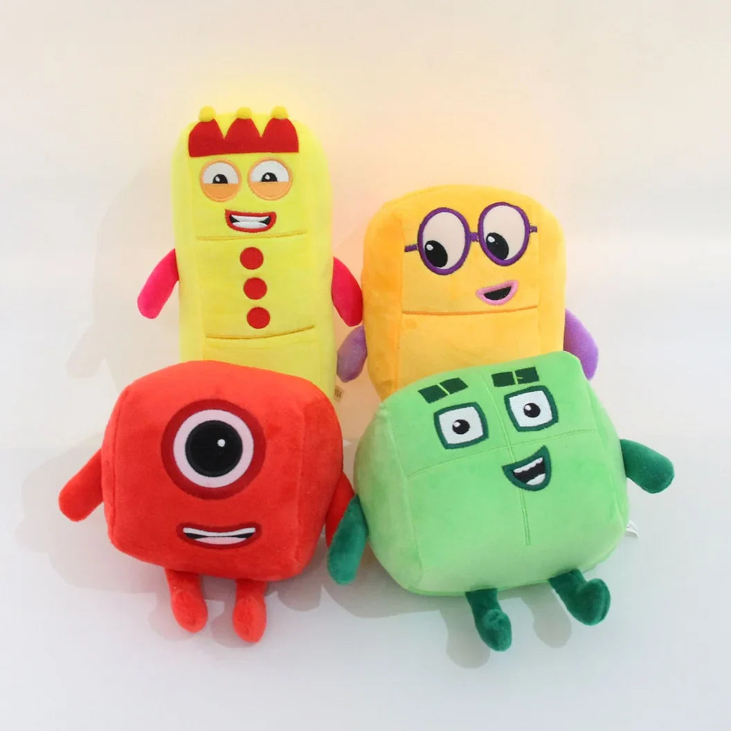 (10 Pack) Plush Numberblocks Stuffed Toy - 14-28cm
