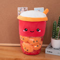 Plush Boba Milk Tea Stuffed Toy - 40cm Orange 30x40cm