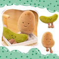 Plush Boiled Eggs Groom Pickles Marshmallows Stuffed Toy