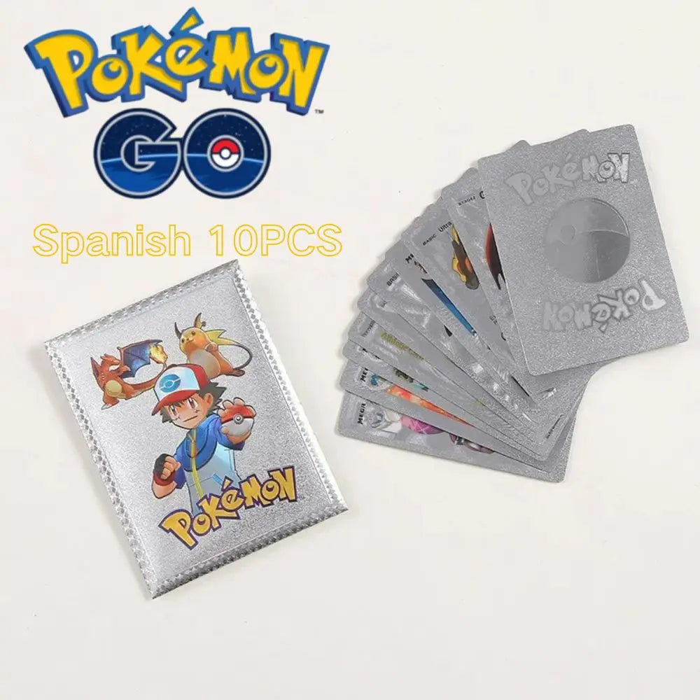 Pokémon Trading Cards (10 PCS) Spanish Silver 10PCS