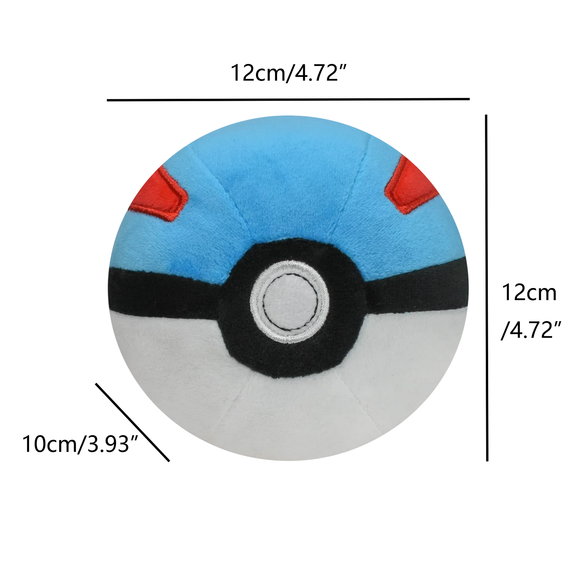Plush Pokémon Super Master Ball Stuffed Toy Great Ball