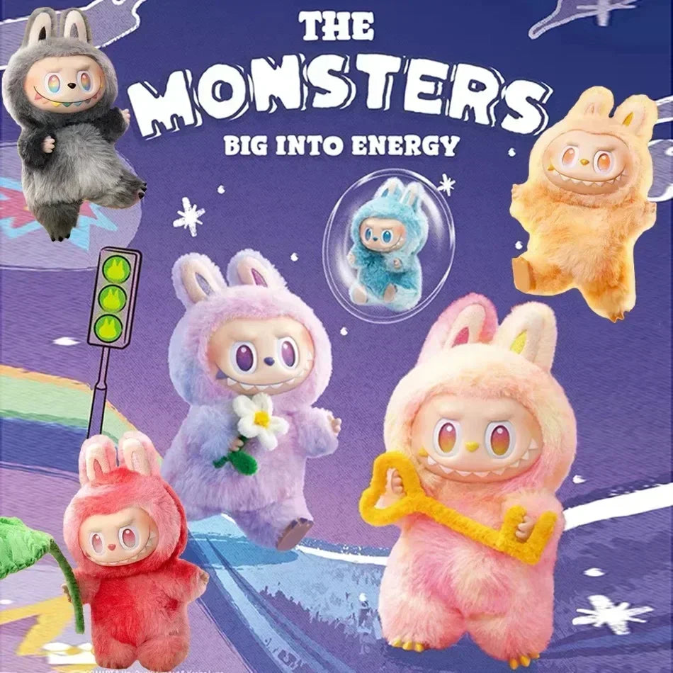 The Monsters Labubu Time to Big Into Energy Vinyl Plush Dolls by Pop Mart