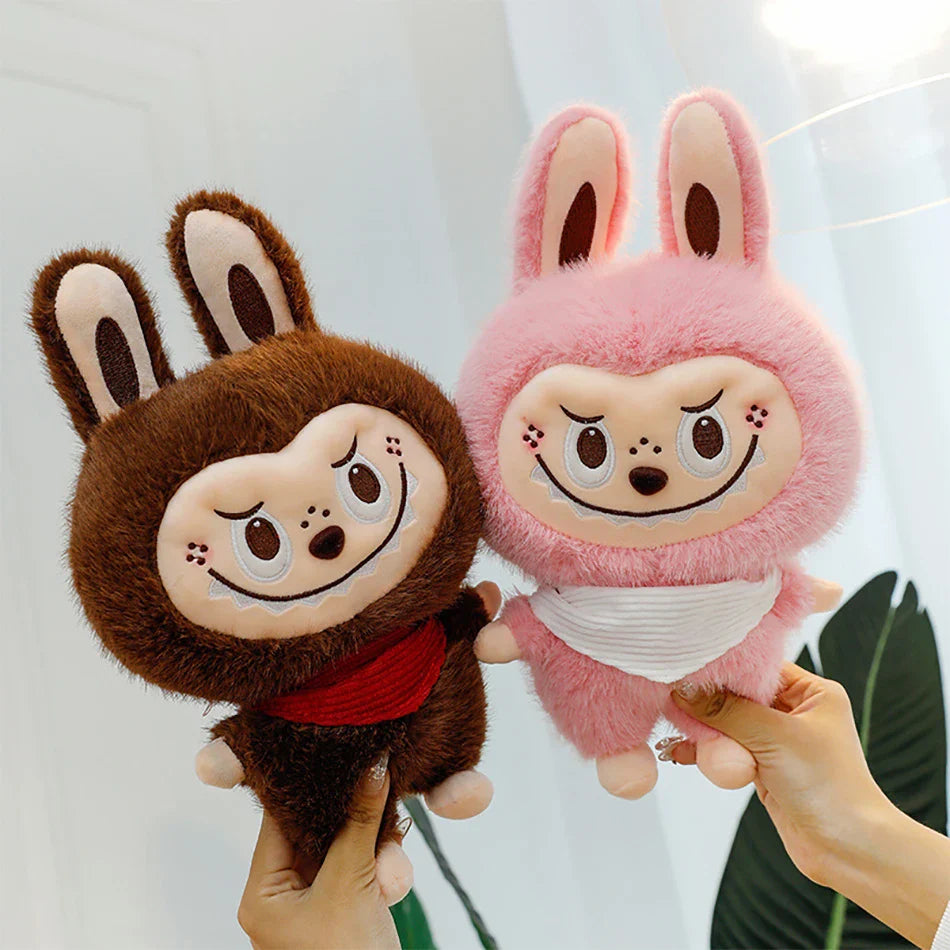 Plush Labubu Stuffed Toy & Labubu Exciting Macaron Pendant - 35cm