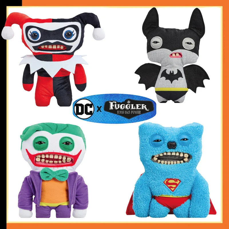 Fuggler Plush Toys Ugly Monster Batman Superman Plush Dolls 22cm