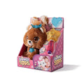 Shimmer Stars Plush Cat Stuffed Toy Maroon