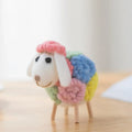 Plush Mini Felt Sheep Stuffed Toy 11-16cm E 9 x 9 x 14cm