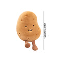 Plush Boiled Eggs Groom Pickles Marshmallows Stuffed Toy