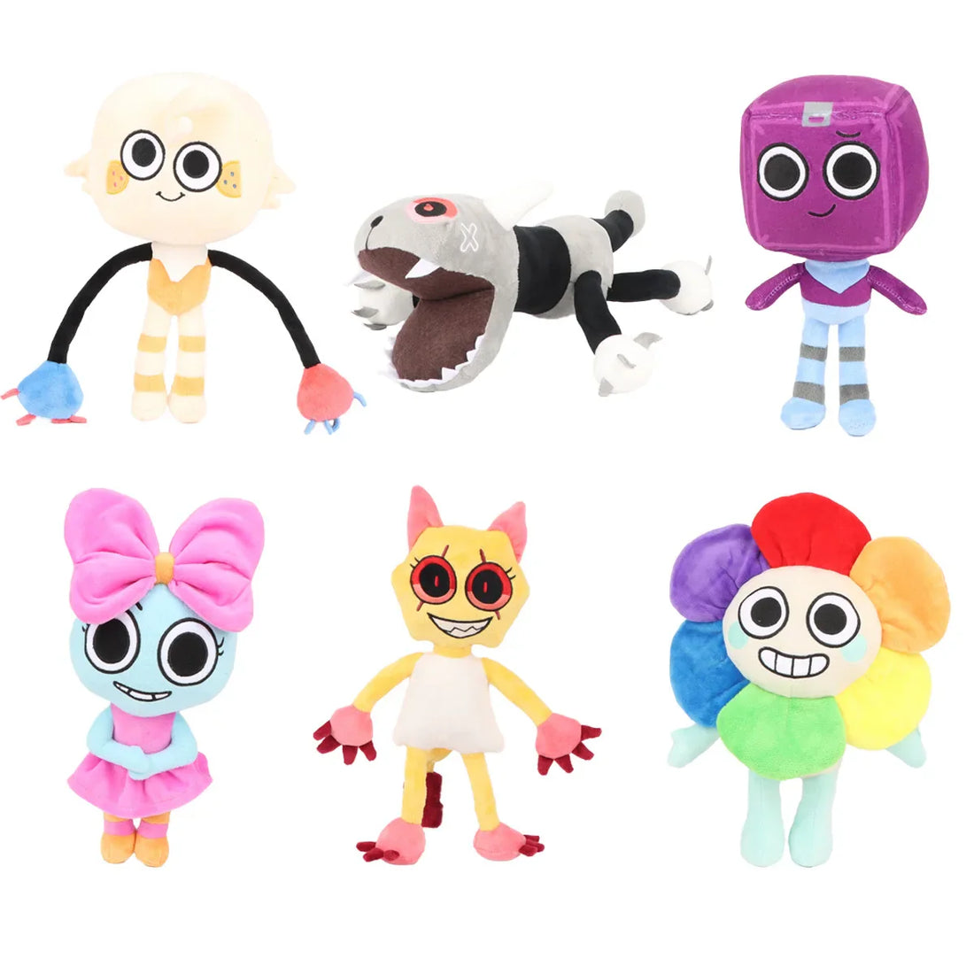 Plush Dandy's World Horror Stuffed Toy 25-35CM 6pcs