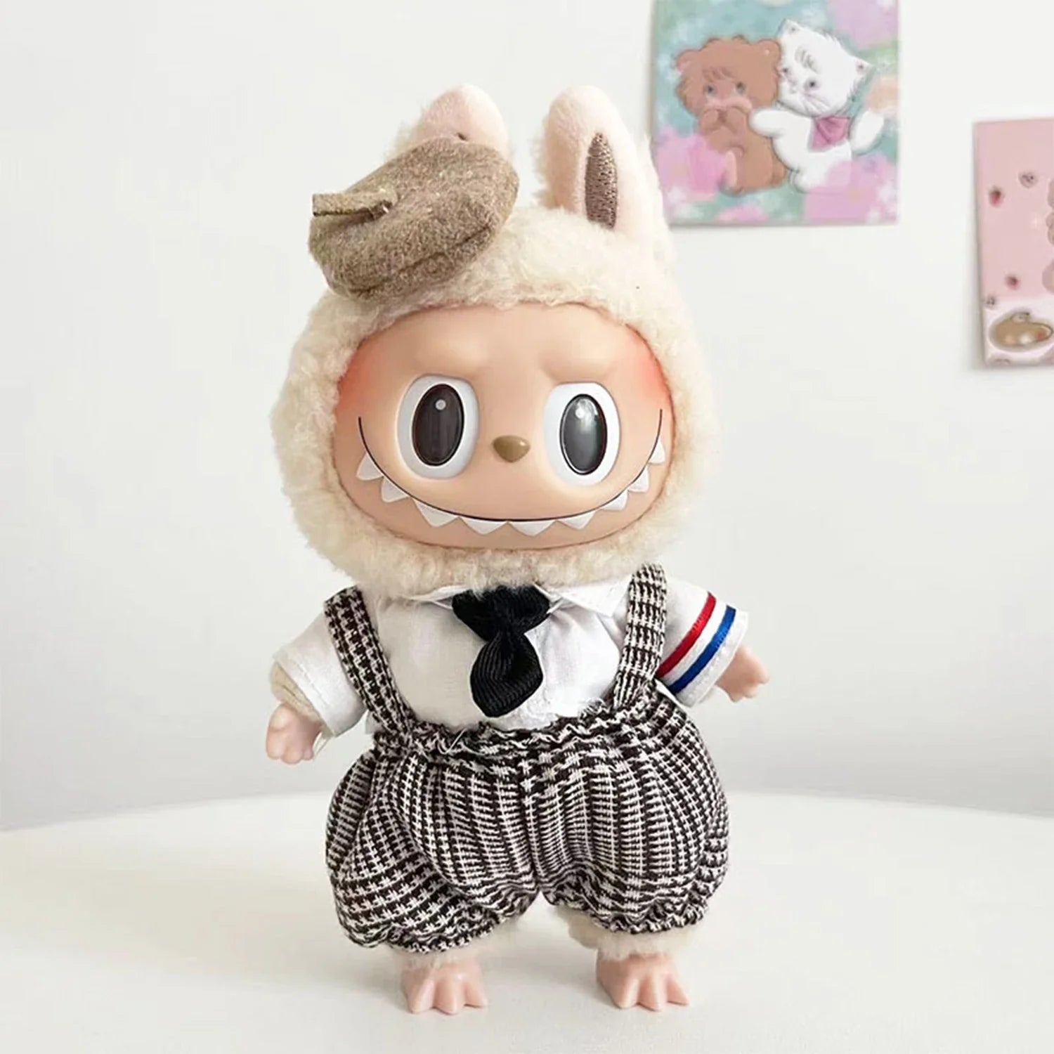 Plush Dress Up Labubu Doll Clothes style4 4pcs