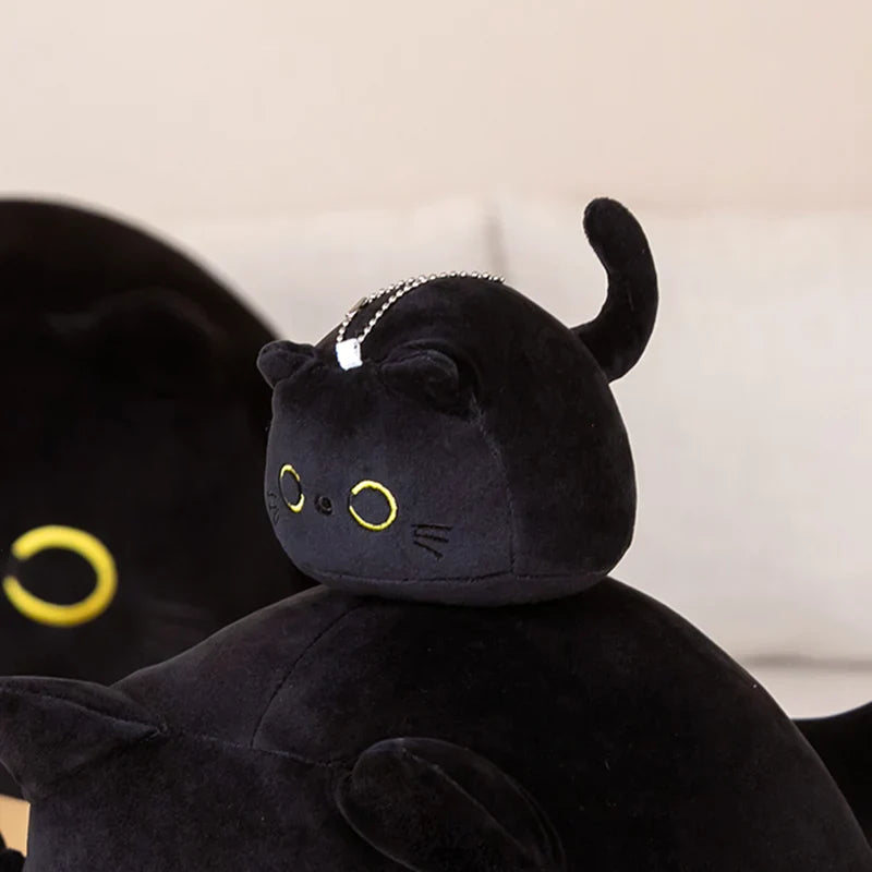 Plush Black Cat Stuffed Toy 9-70cm