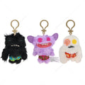 Plush Fuggler Ugly Monsters Teeth Plush Keychain Pendant Toy 3pcs