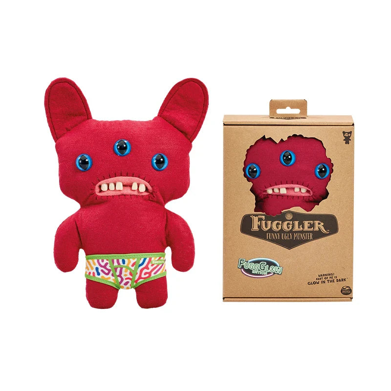 Plush Fuggler Teeth Monster Stuffed Toy Pink