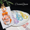 Labubu Doll Keychain Beaded Backpack Pendant