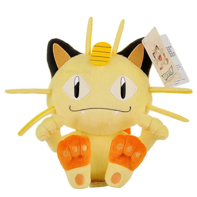Plush Pokemon Plush Charmander Squirtle Pikachu Plush Bulbasaur Stuffed Toy Meowth 25cm