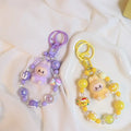Labubu Doll Keychain Beaded Backpack Pendant