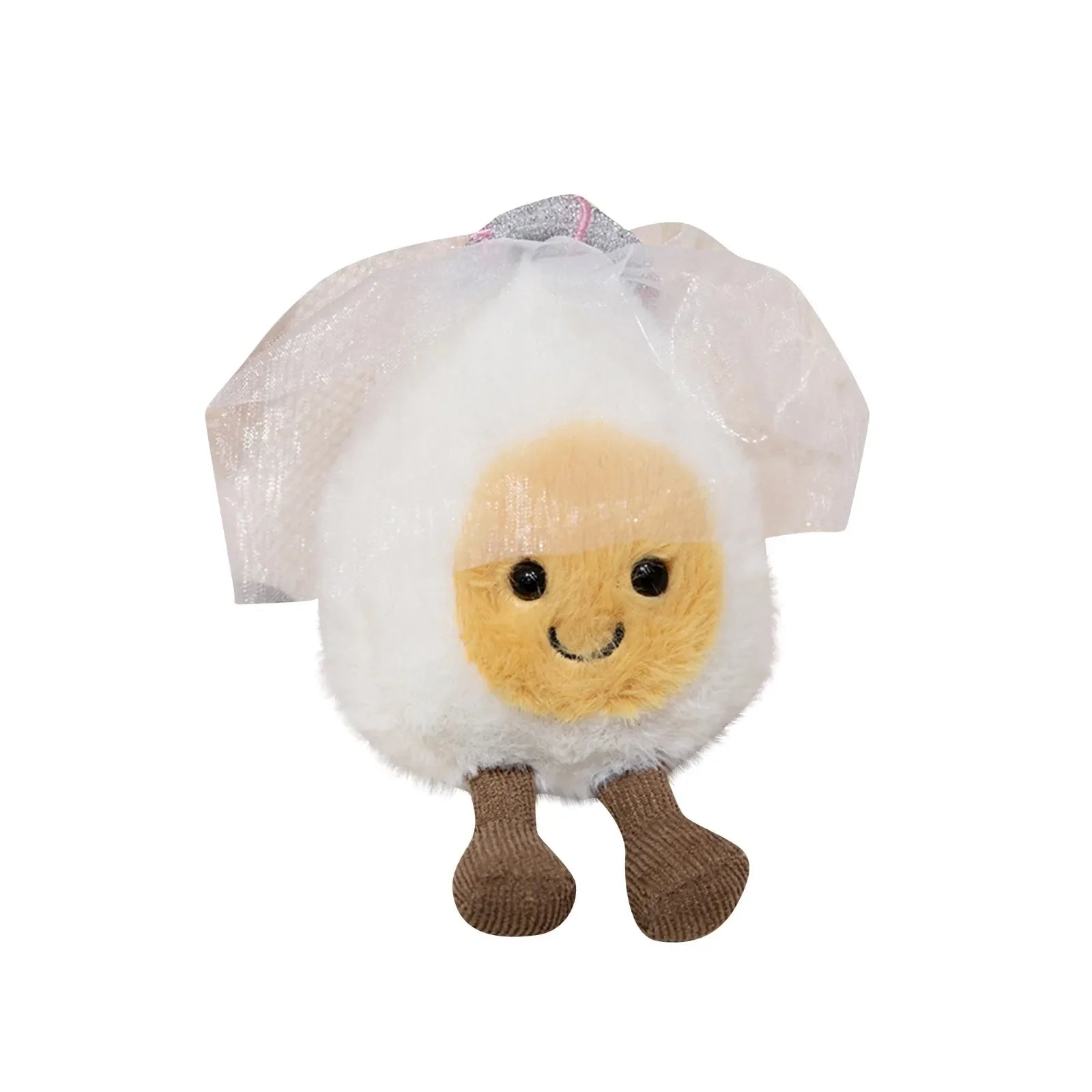 Plush Boiled Eggs Groom Pickles Marshmallows Stuffed Toy E