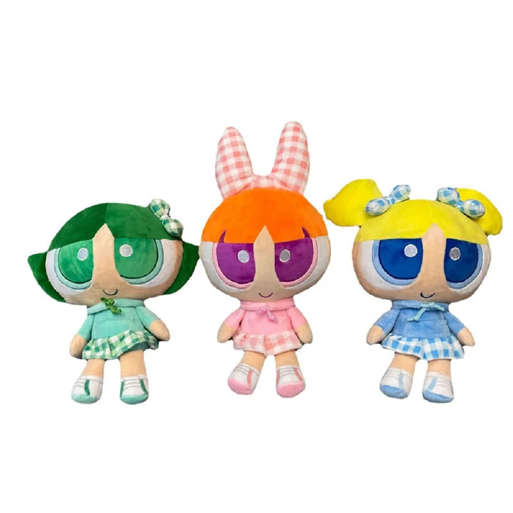 Plush Powerpuff Girls Stuffed Toy - 20cm 3pcs 20CM