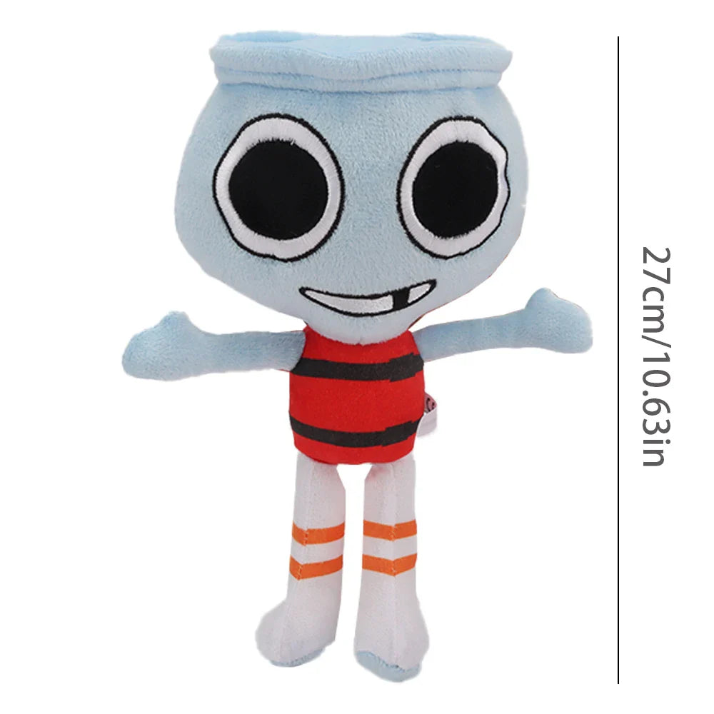 Plush Dandy’s World Finn and Glisten Stuffed Toy - 29cm Grey